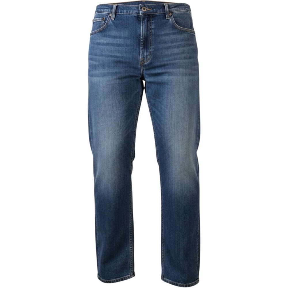 Wrangler Men's Relaxed Fit Jeans 42x30 Blue 5 Star Premium
